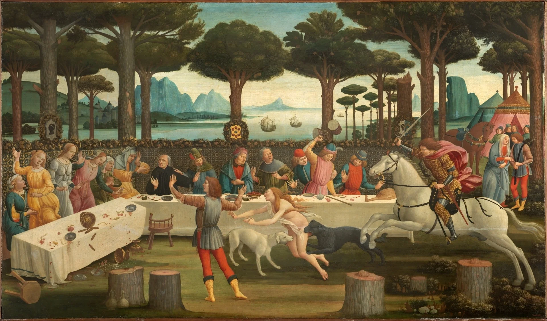 The Story of Nastagio Degli Onesti, part three, detail