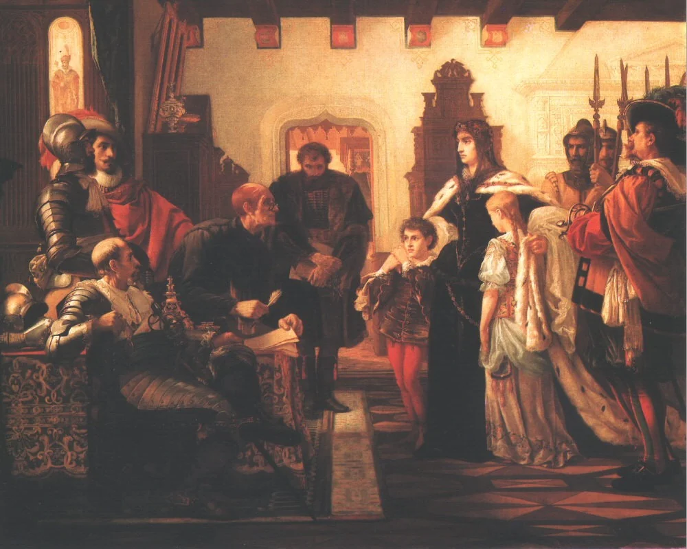 Ilona Zrínyi before the Investigating Judge, detail