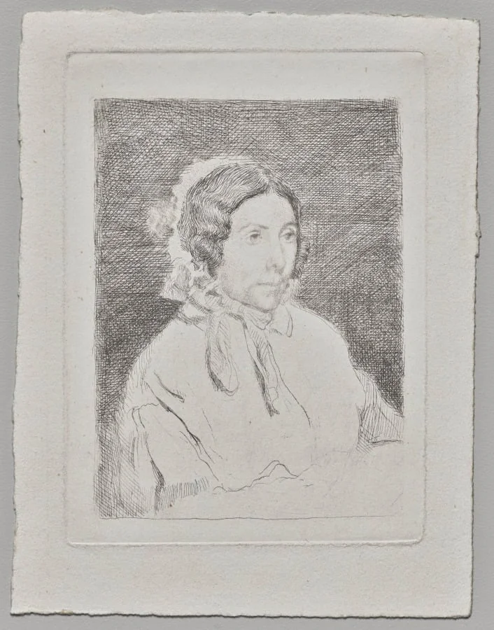 Woman in a Ruffled Cap, detail