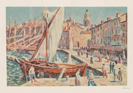 Saint-Tropez, by Maximilien Luce, 1897