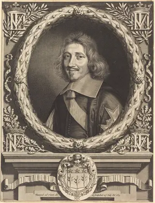 Chancellor Michel Le Tellier, by Robert Nanteuil, ink, 1659