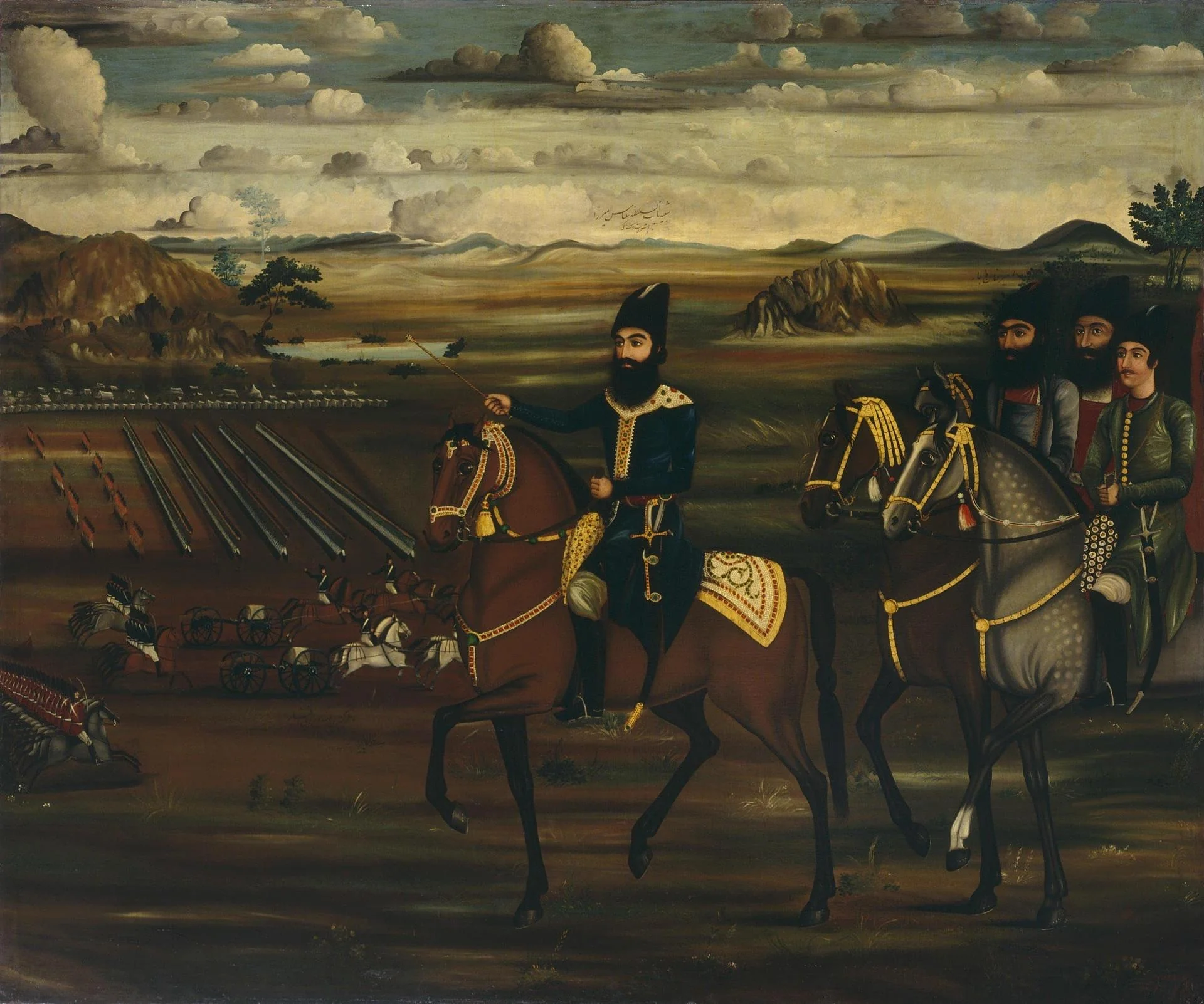 Military Review by Abbas Mirza, detail