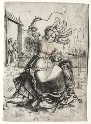 Aristotle and Philis, by Master MZ, 1502