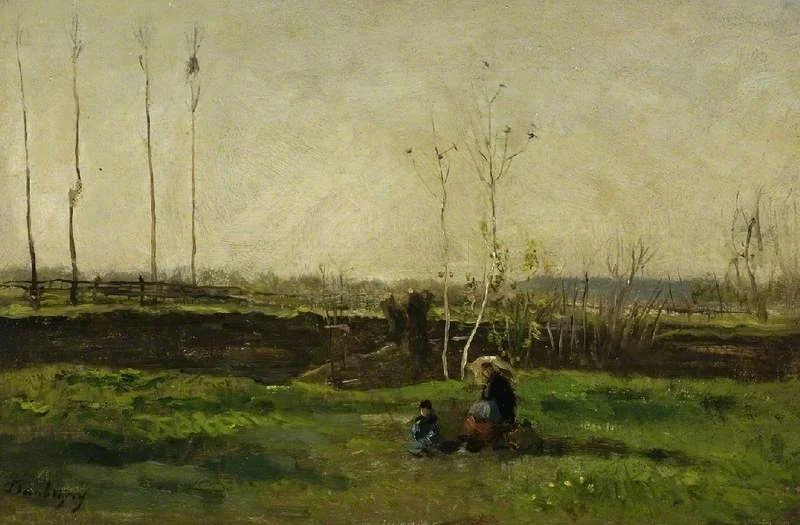La famille du peintre en campagne, detail