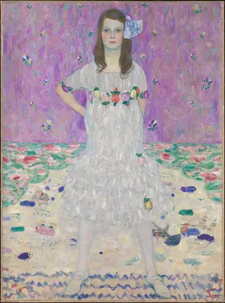 Mäda Primavesi (1903–2000), by Gustav Klimt, oil, 1912