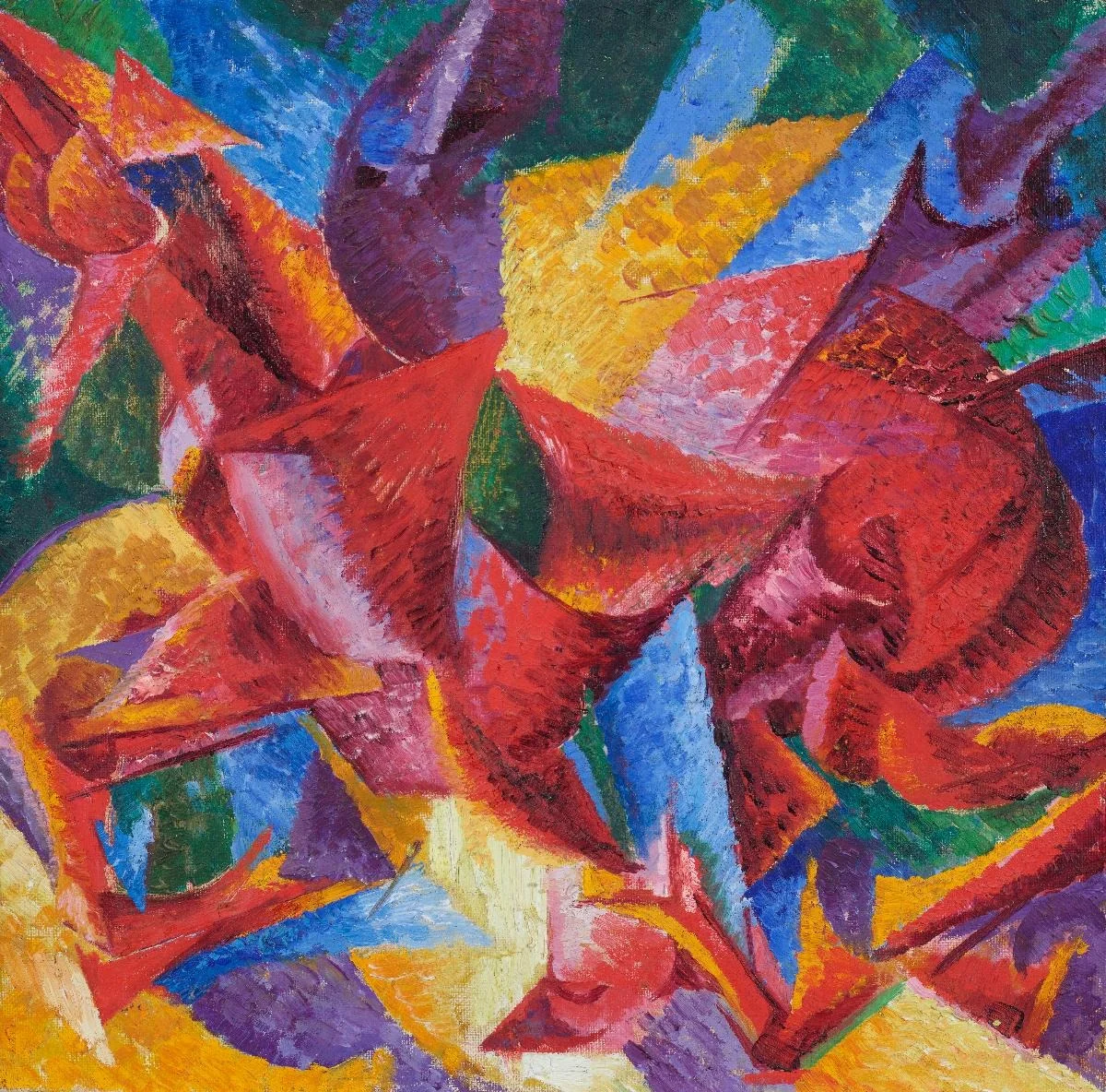 Forme plastiche di un cavallo, detail