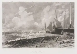 A Sea Beach, by John Constable
