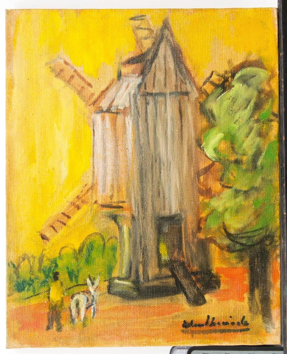 Moară de vânt la Muzeul Satului, detail