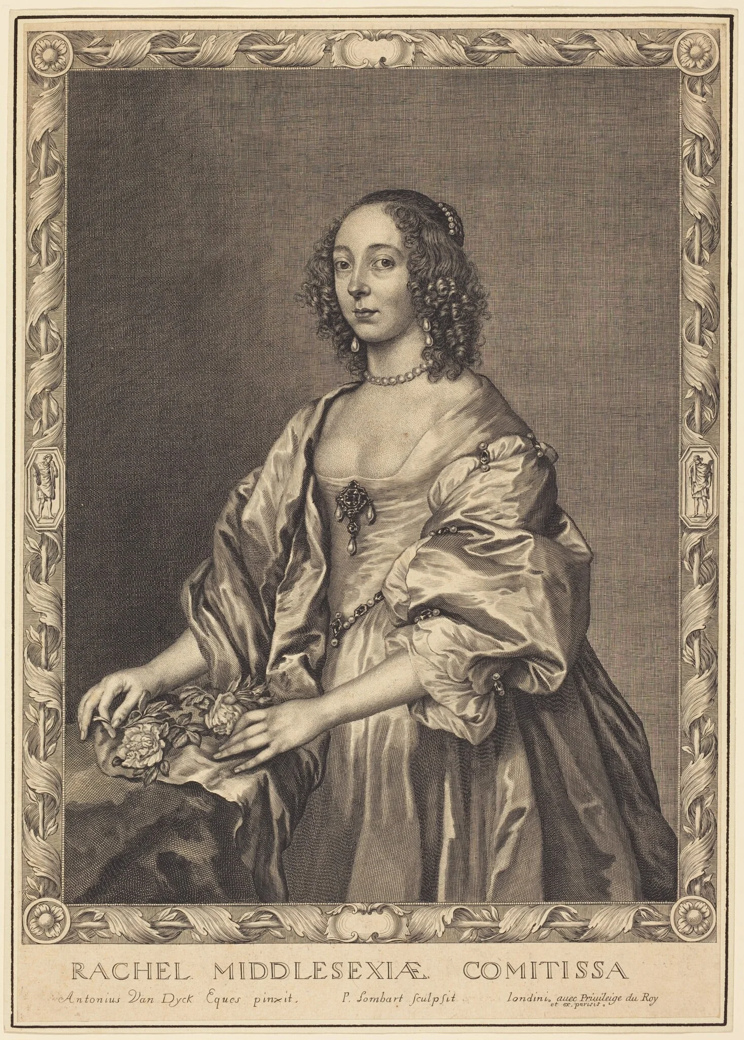 Rachel, Countess of Middlesex, detail