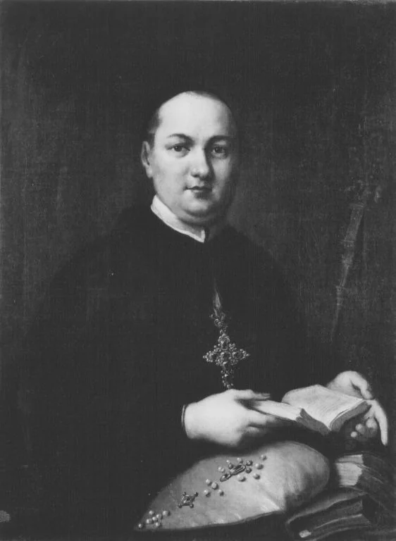 Bildnis des Abtes Magnus Pachinger von Benediktbeuern, detail