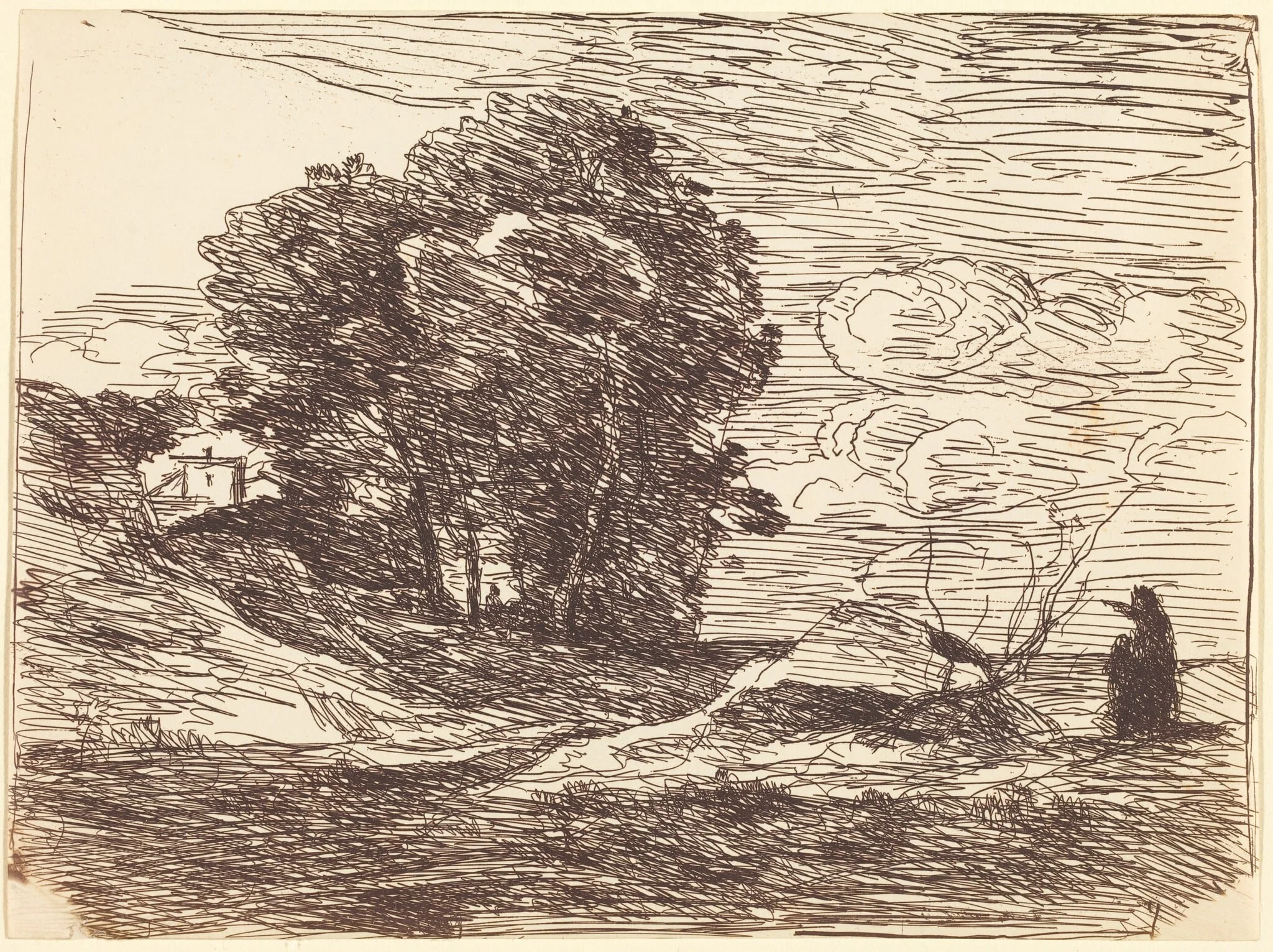 Poet's Dwelling (La Demeure du poete), detail