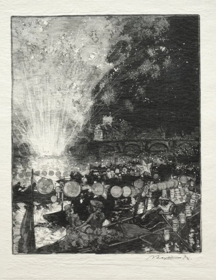 Fête Venitienne, detail