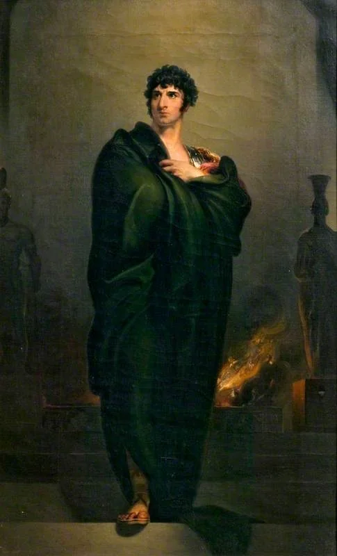 John Philip Kemble (1757–1823), as Coriolanus in 'Coriolanus' by William Shakespeare, detail