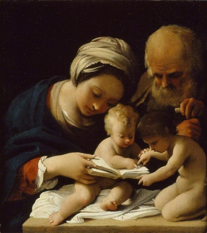 The Holy Family with the young St John the Baptist, detail