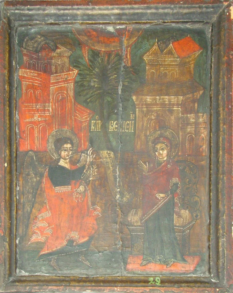 Buna Vestire, detail