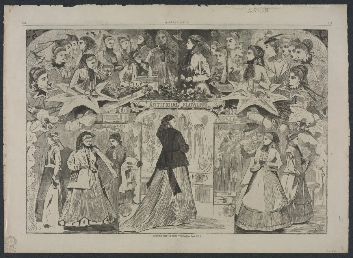Opening Day in New York, detail
