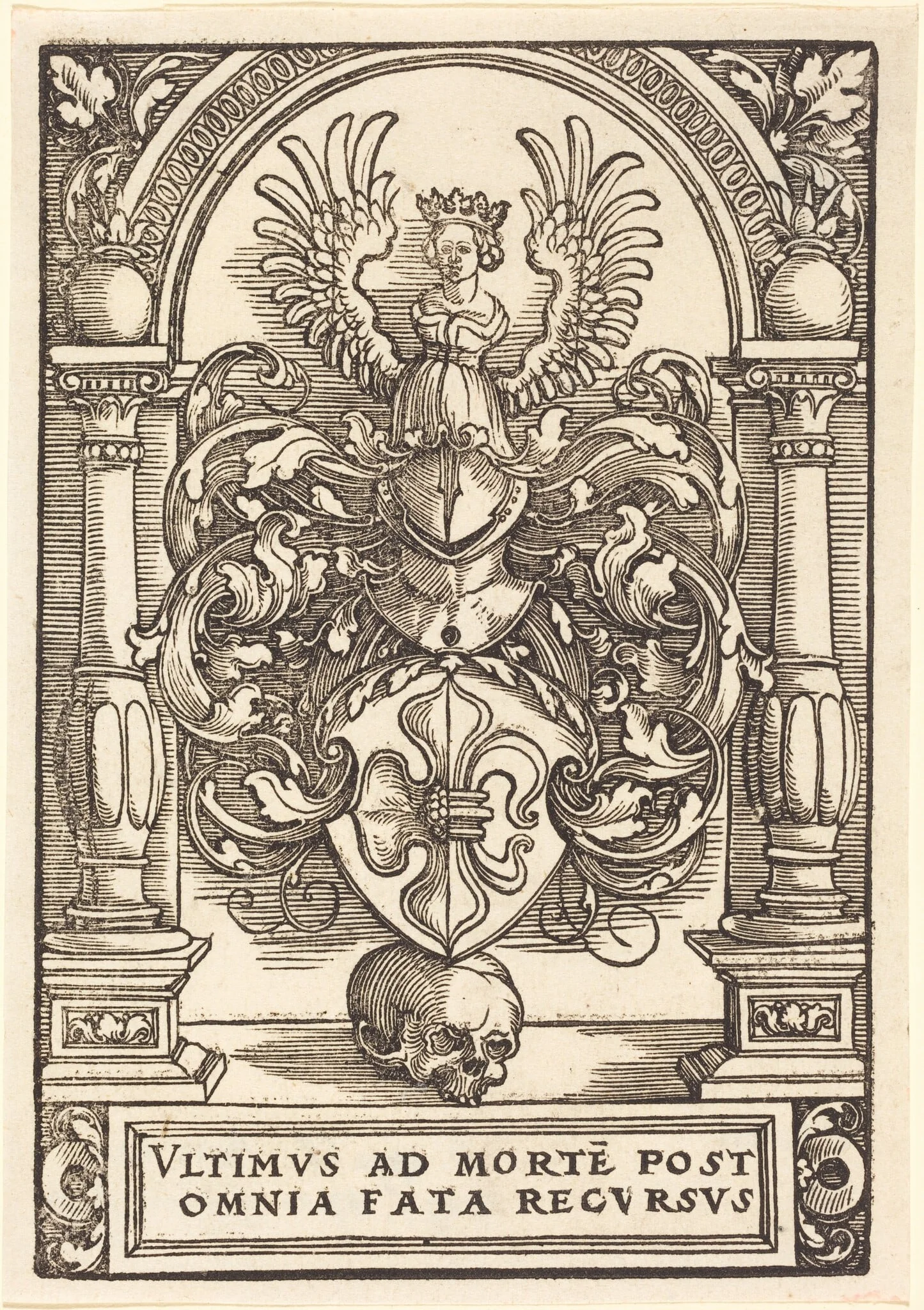 Coat of Arms of Lazarus Spengler, detail