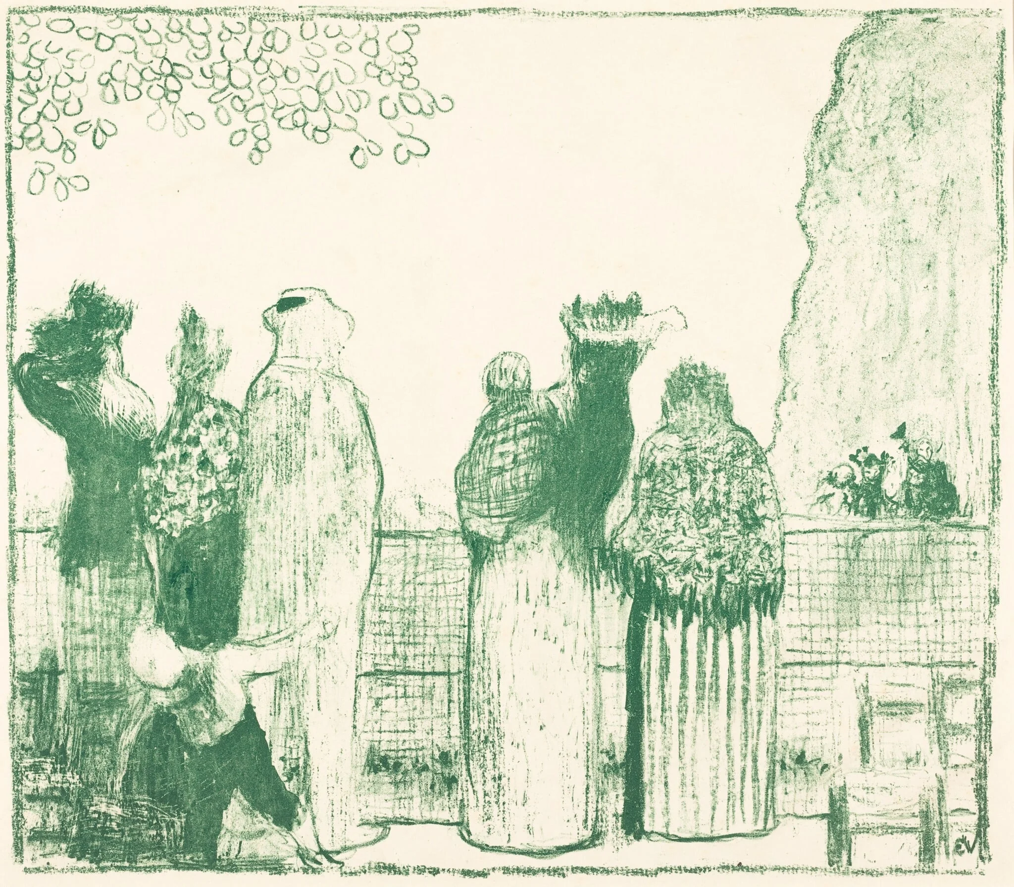 The Tuileries Gardens, detail