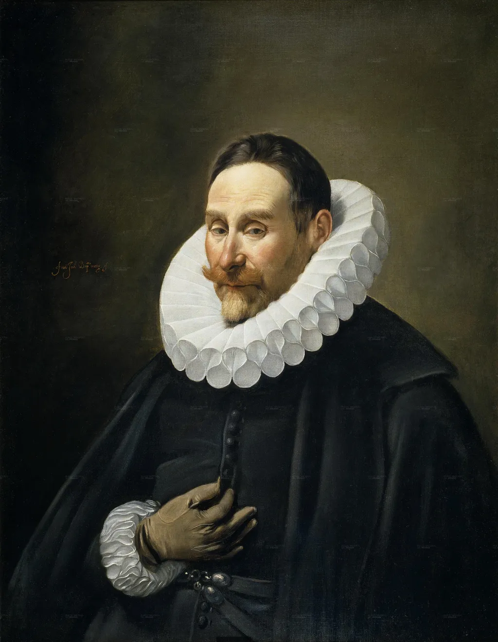 Portrait of a Gentleman, by Juan Bautista Maíno, oil, 1613