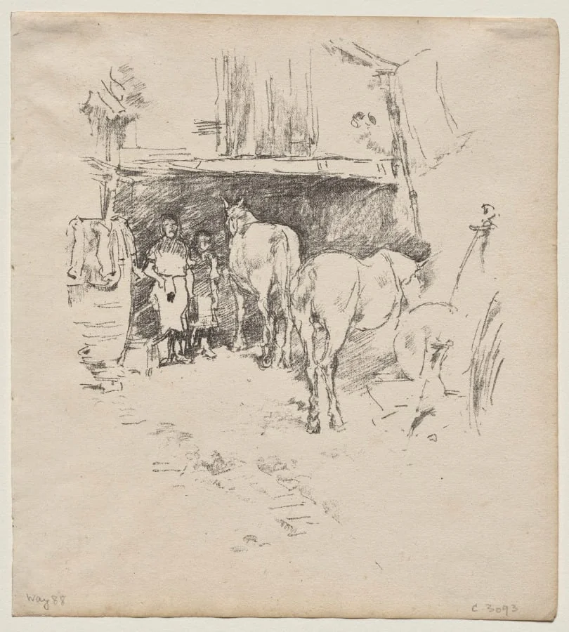 The Smith's Yard, detail