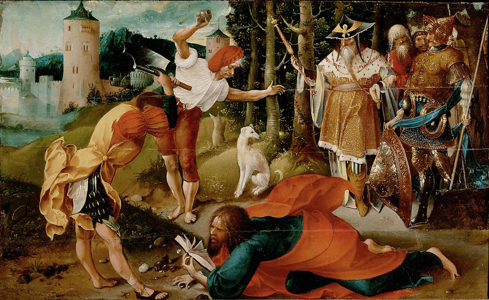 Marter des Apostels Matthias, detail