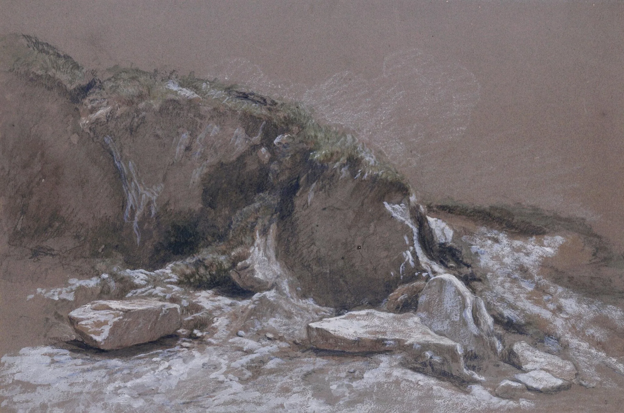 Rocks and Sea - Isle of Wight, detail