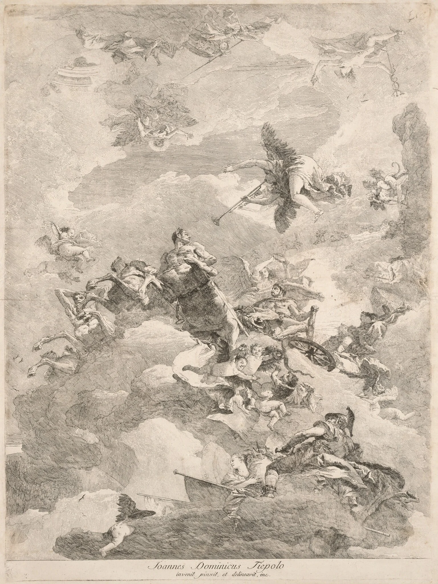 The Triumph of Hercules, detail