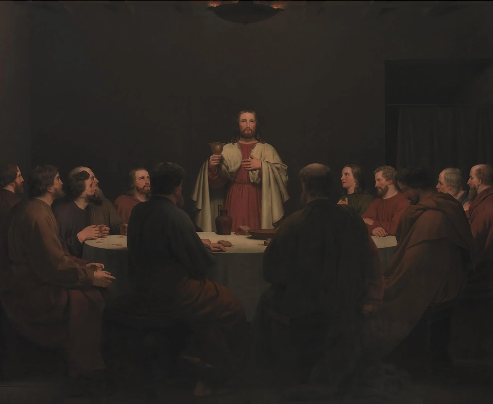 The Last Supper. Altarpiece, detail