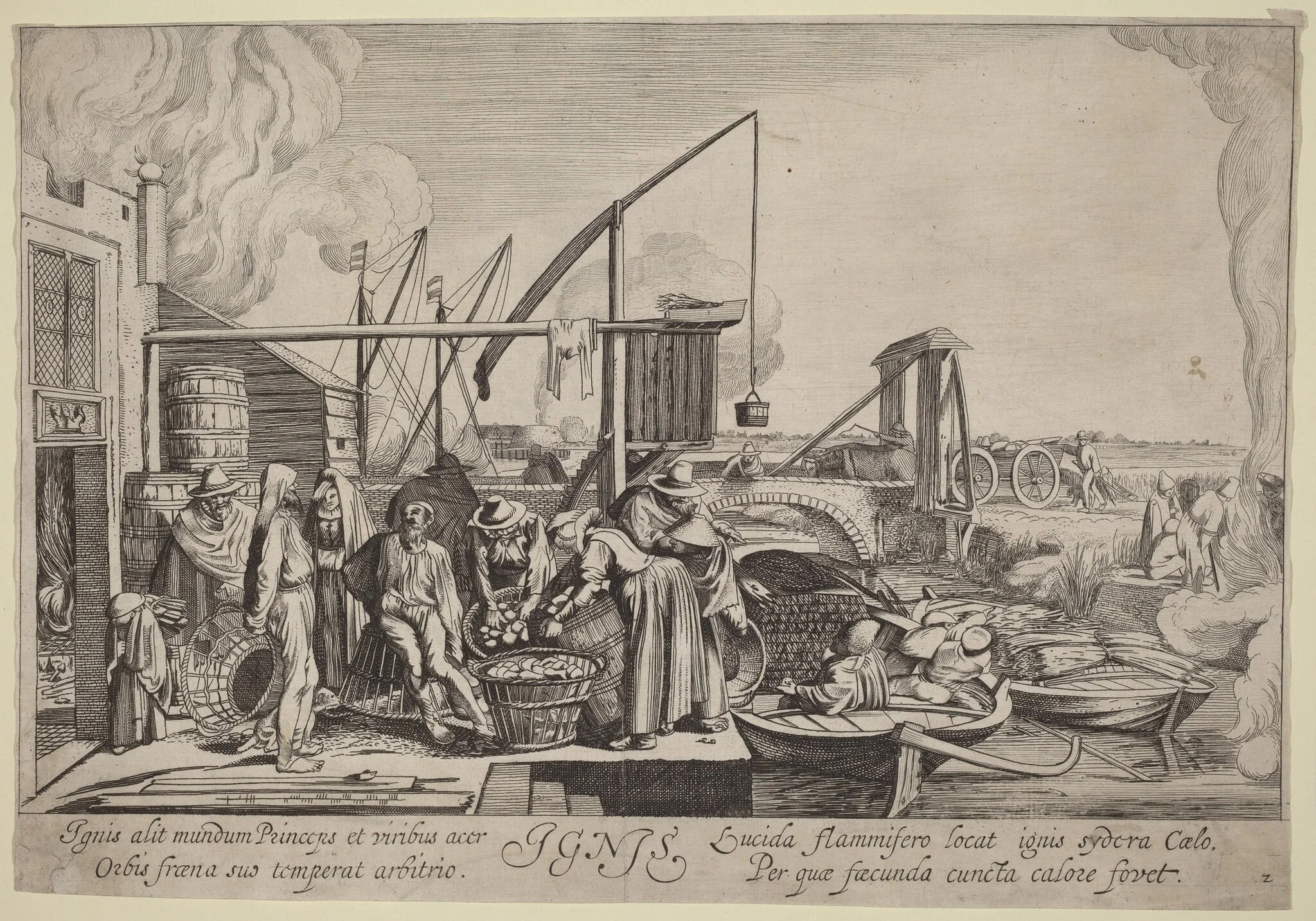 Ignis (Fire), detail