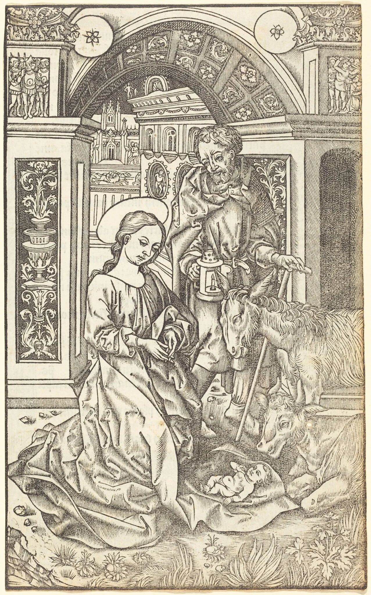 The Nativity, detail