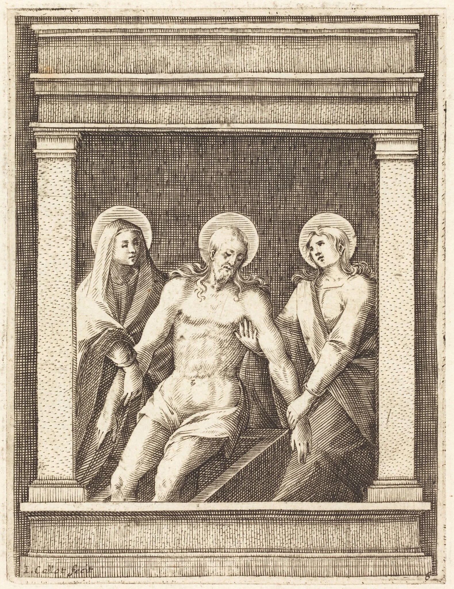 Lamentation, detail