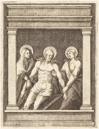 Lamentation, by Jacques Callot, ink, 1610