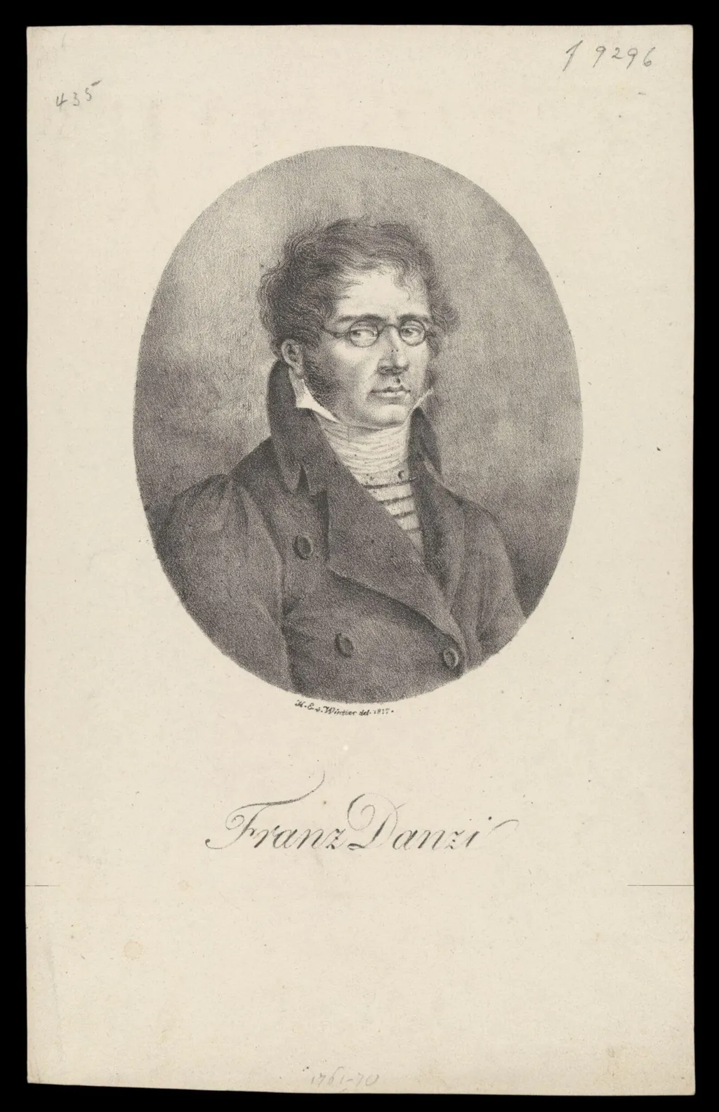 H Beard Print Collection, by H.E. von Wintter, 1817