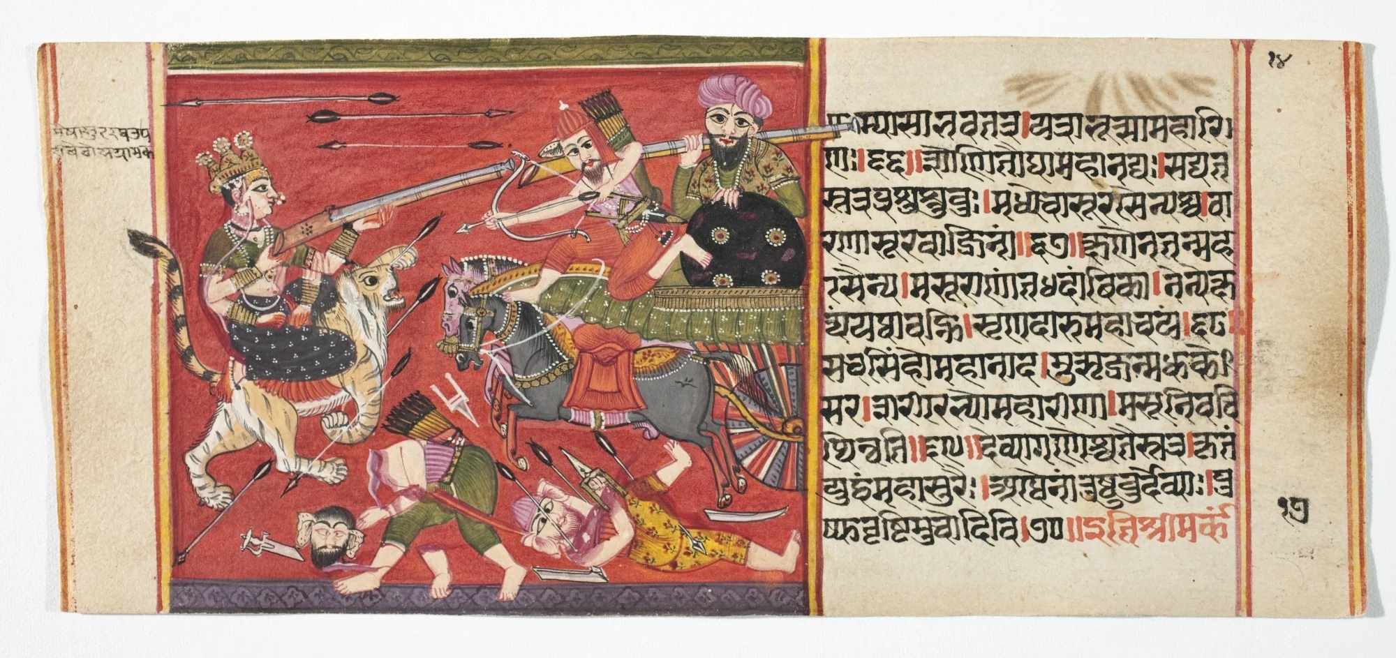 Legend of Durga, detail