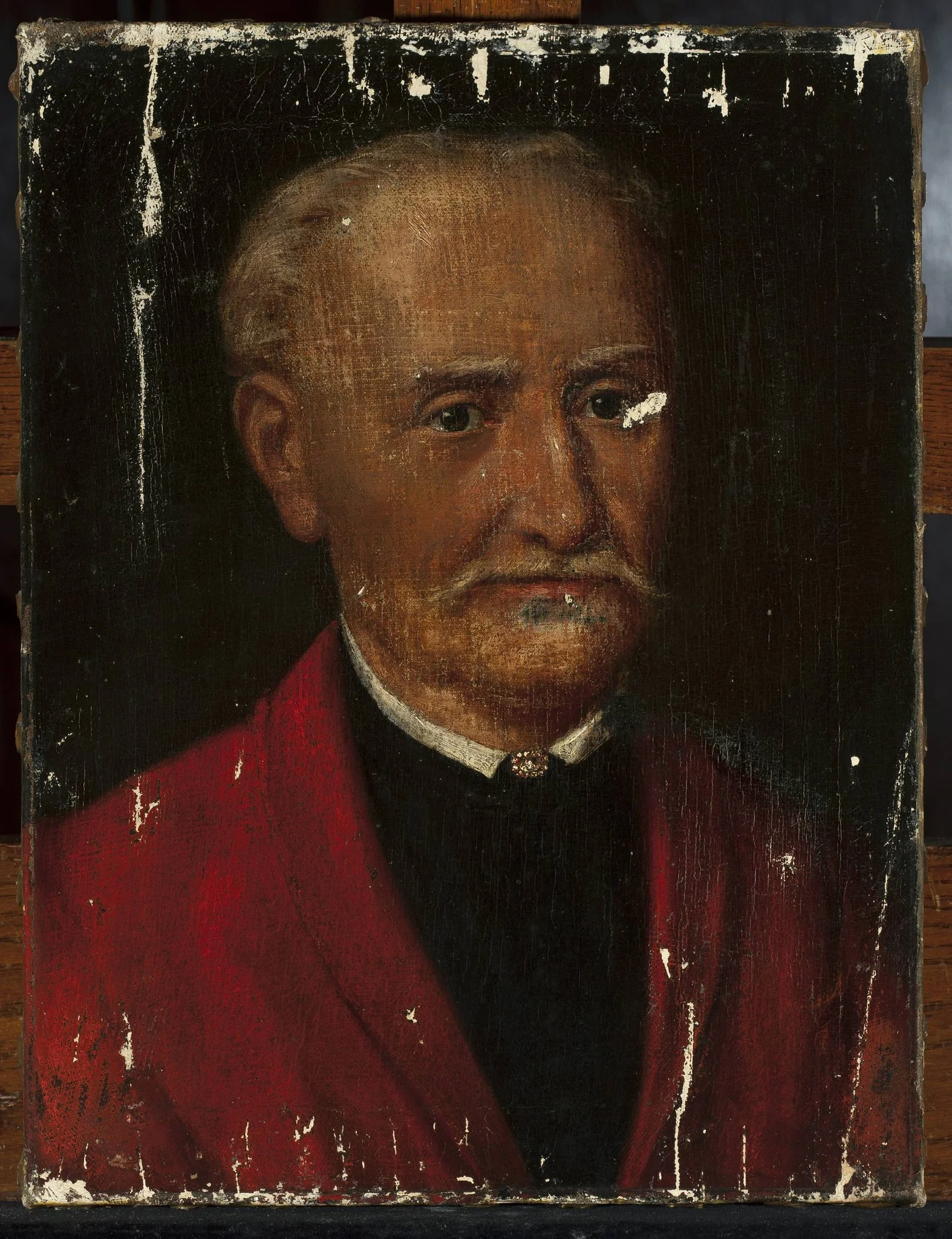 Portrait of Michał Sczaniecki, detail