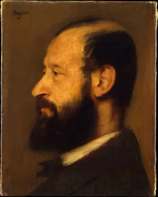 Joseph-Henri Altès (1826–1895), by Edgar Degas, oil, 1868