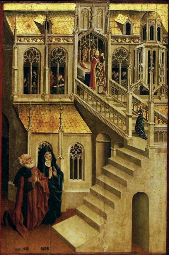The Presentation of the Virgin Mary in the Temple of Jerusalem, detail