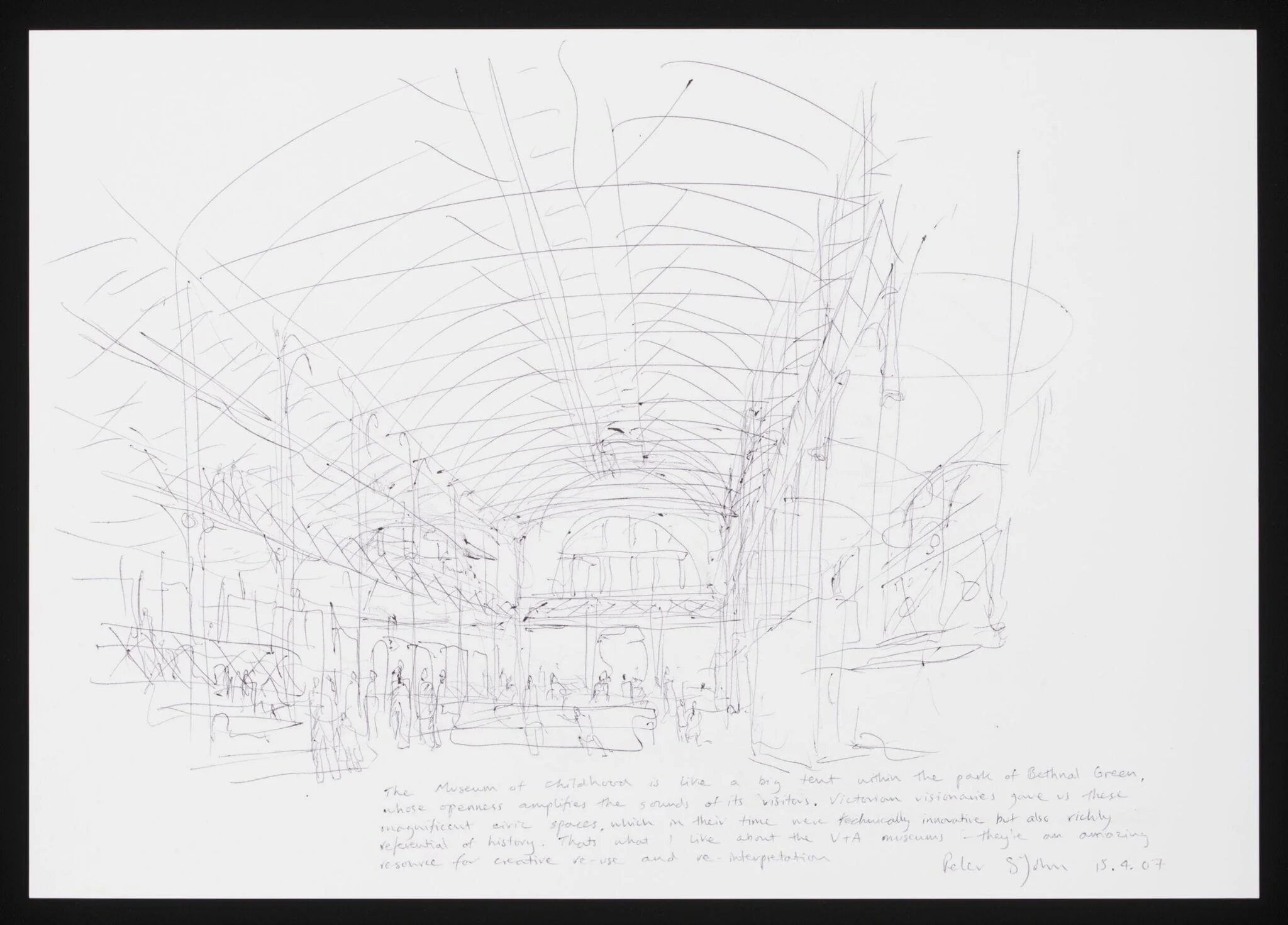 Contribution to V&A's 150th anniversary album, detail