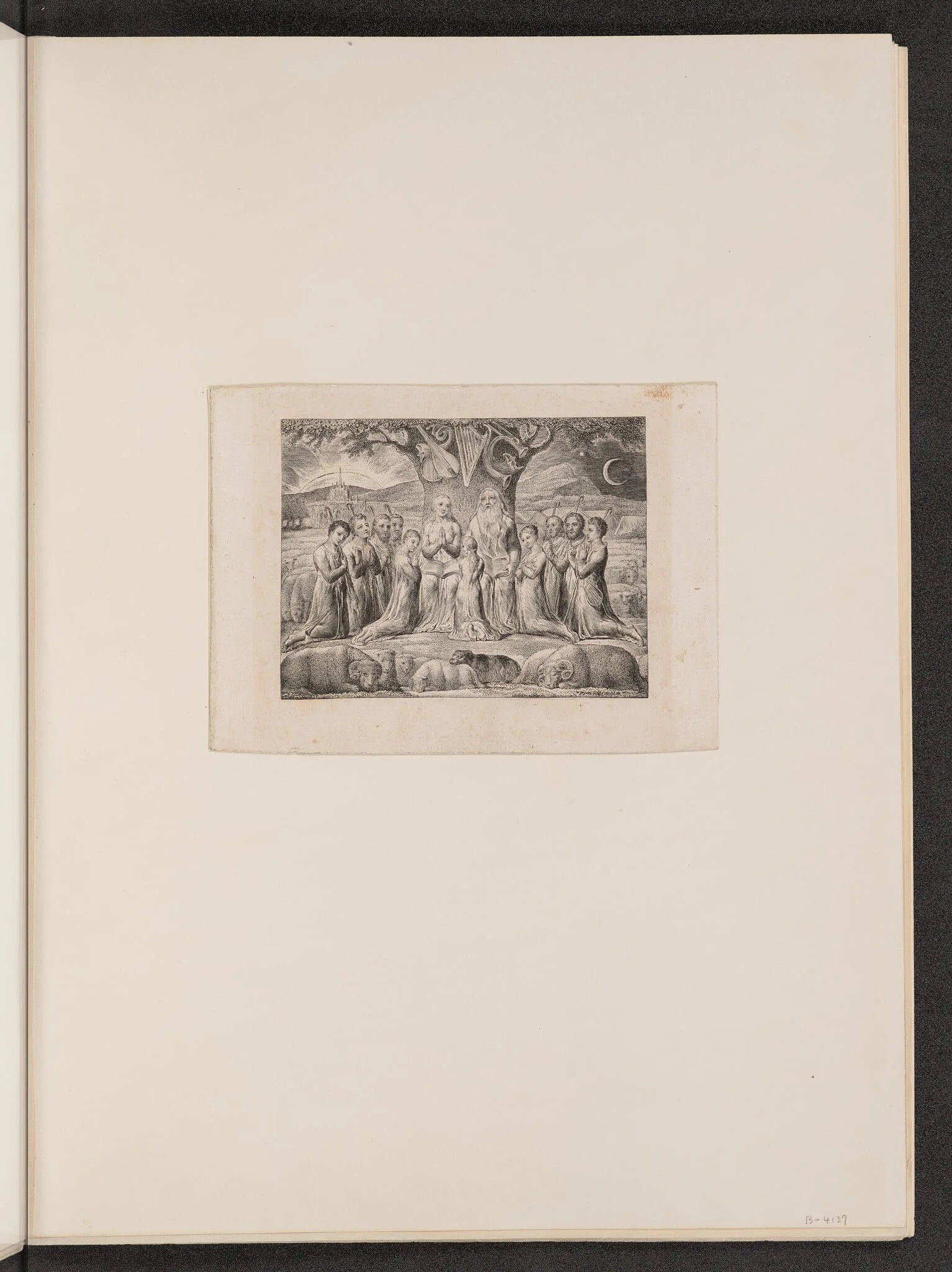 Job and His Family, detail