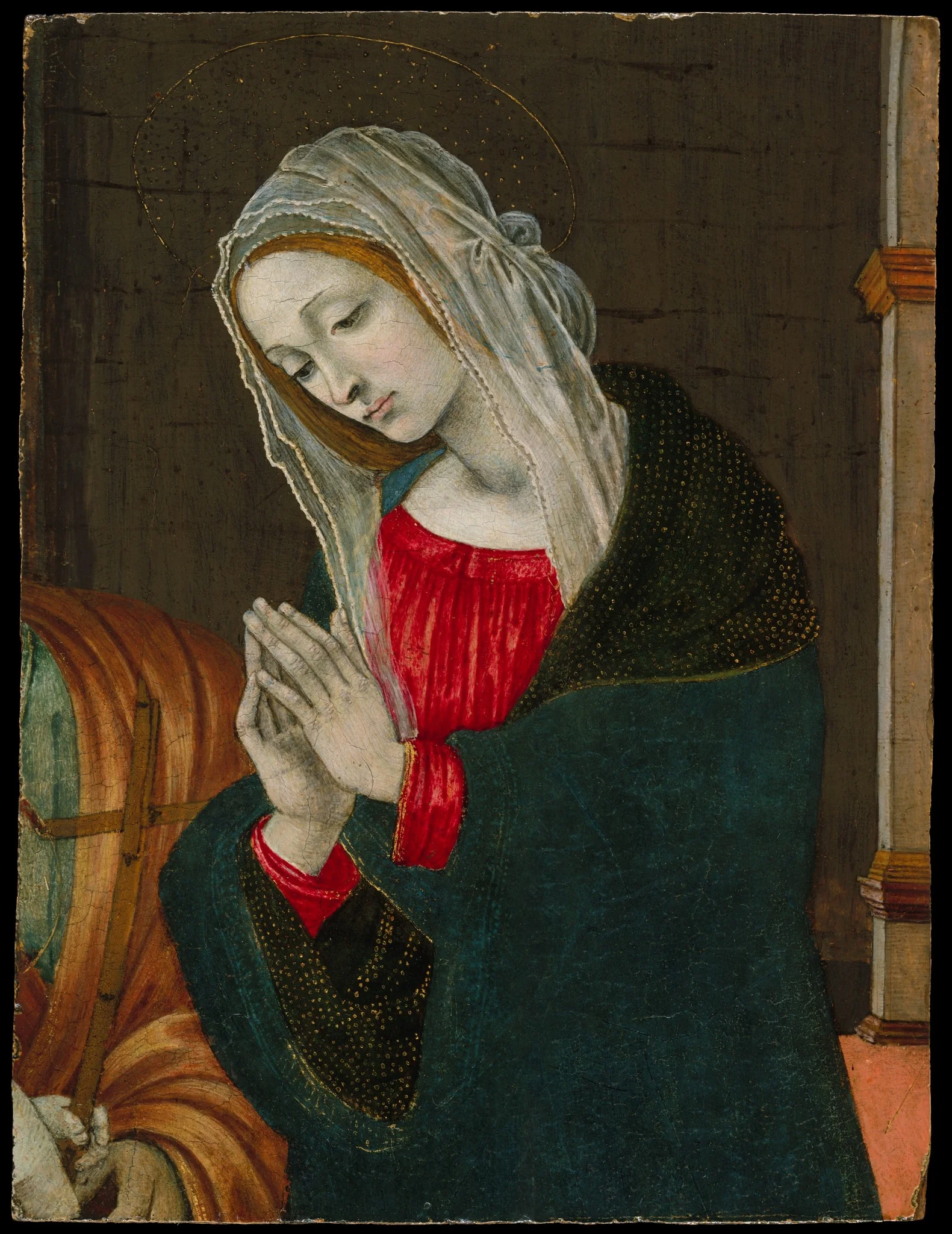 The Virgin of the Nativity, detail