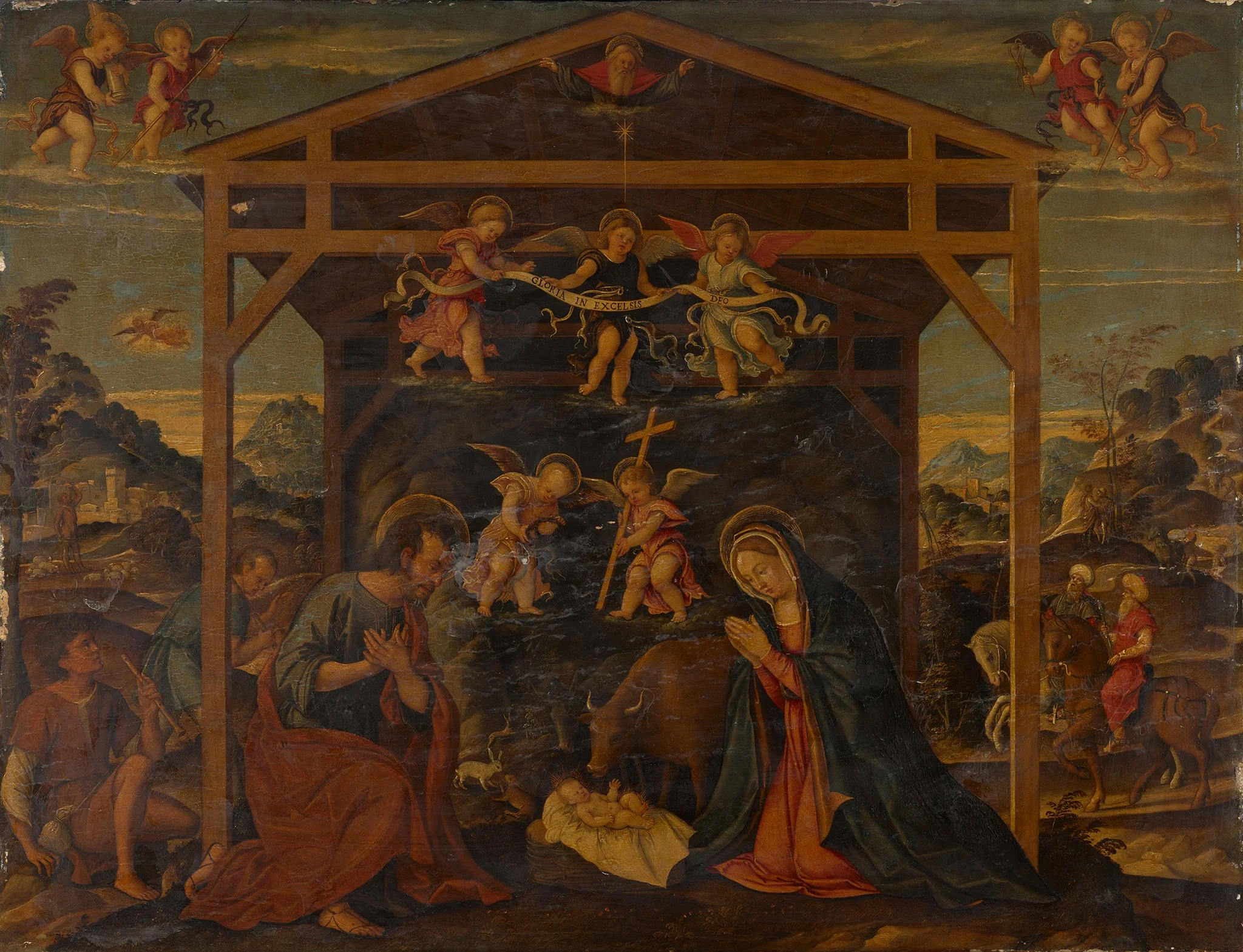 The Birth of Christ, detail