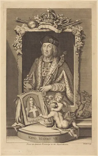 King Henry VII, by James Hulett, ink, 1731