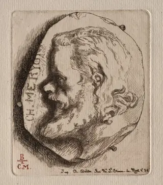 Charles Meryon, by Félix Bracquemond, 1854