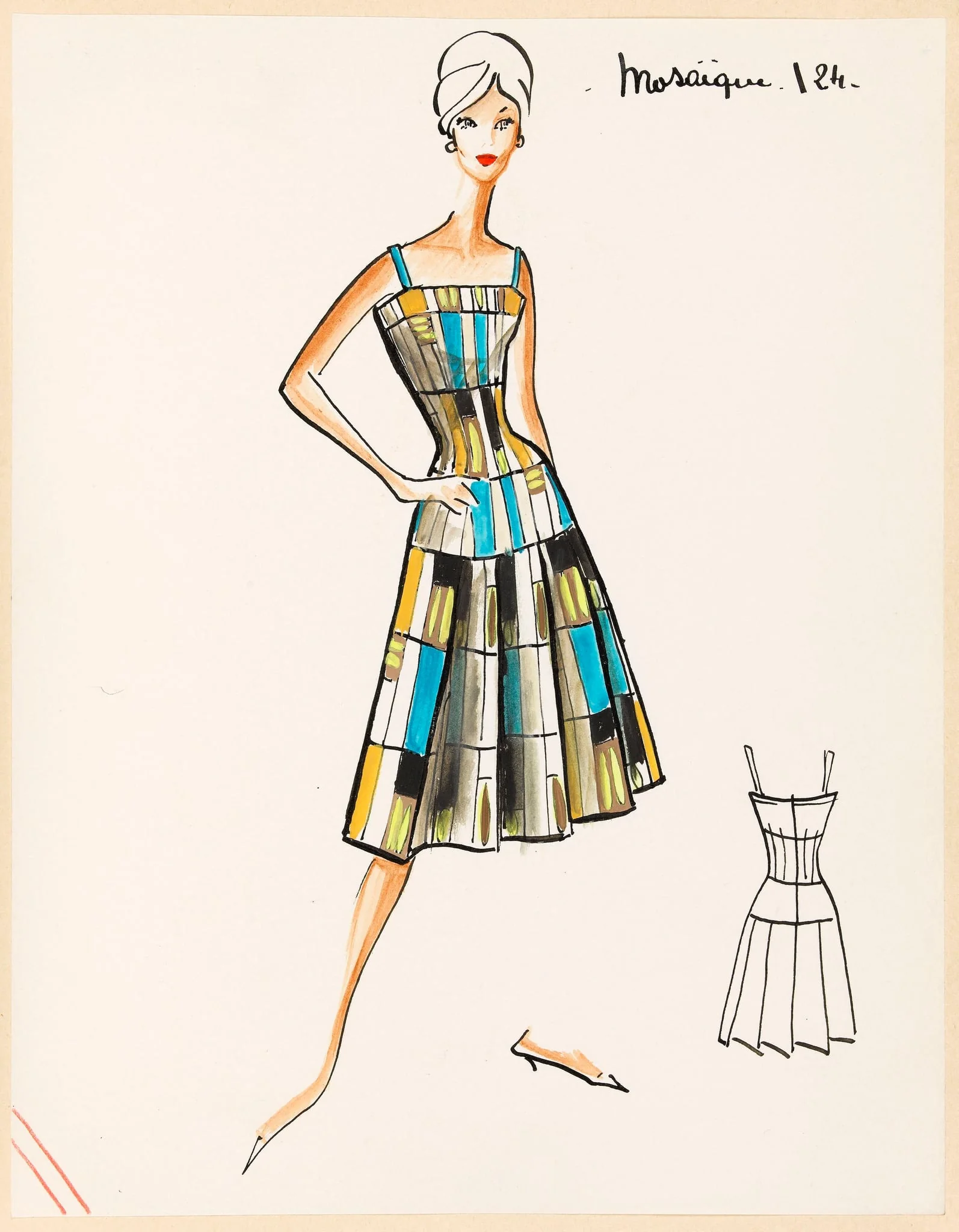 Mosaïque, detail