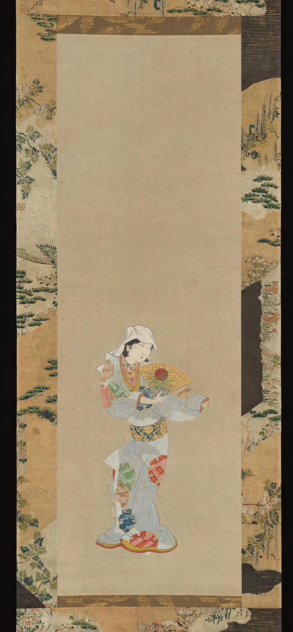 Dancer with a Fan, detail