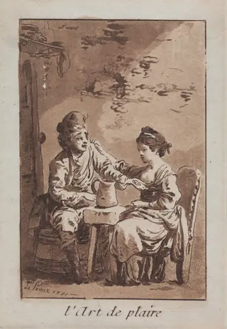 The Art of Pleasing, by Jean Baptiste Le Prince, 1771