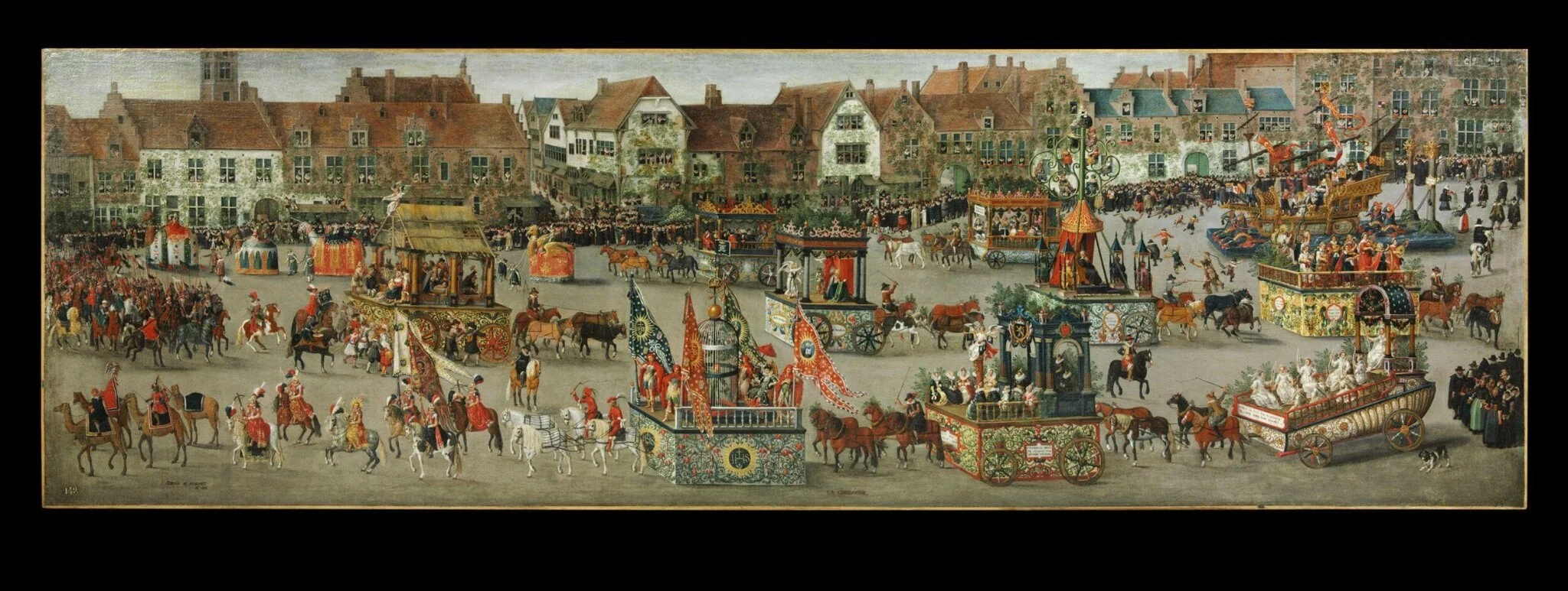 The Ommegang in Brussels on 31 May 1615: The Triumph of Archduchess Isabella, detail