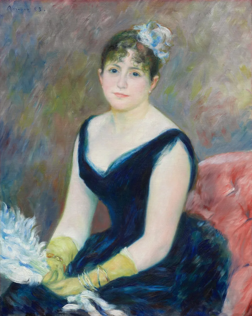 Madame Léon Clapisson, by Auguste Renoir, oil, 1883
