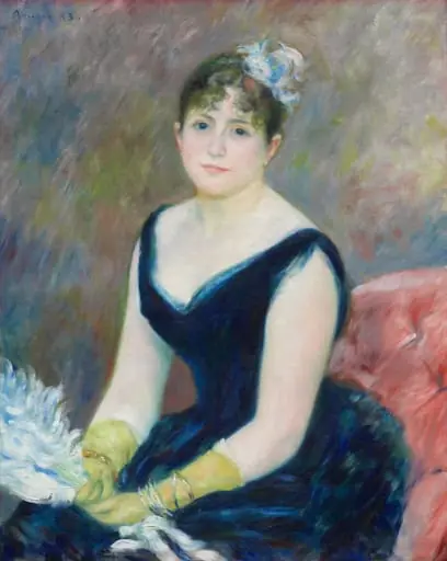 Madame Léon Clapisson, by Auguste Renoir, oil, 1883