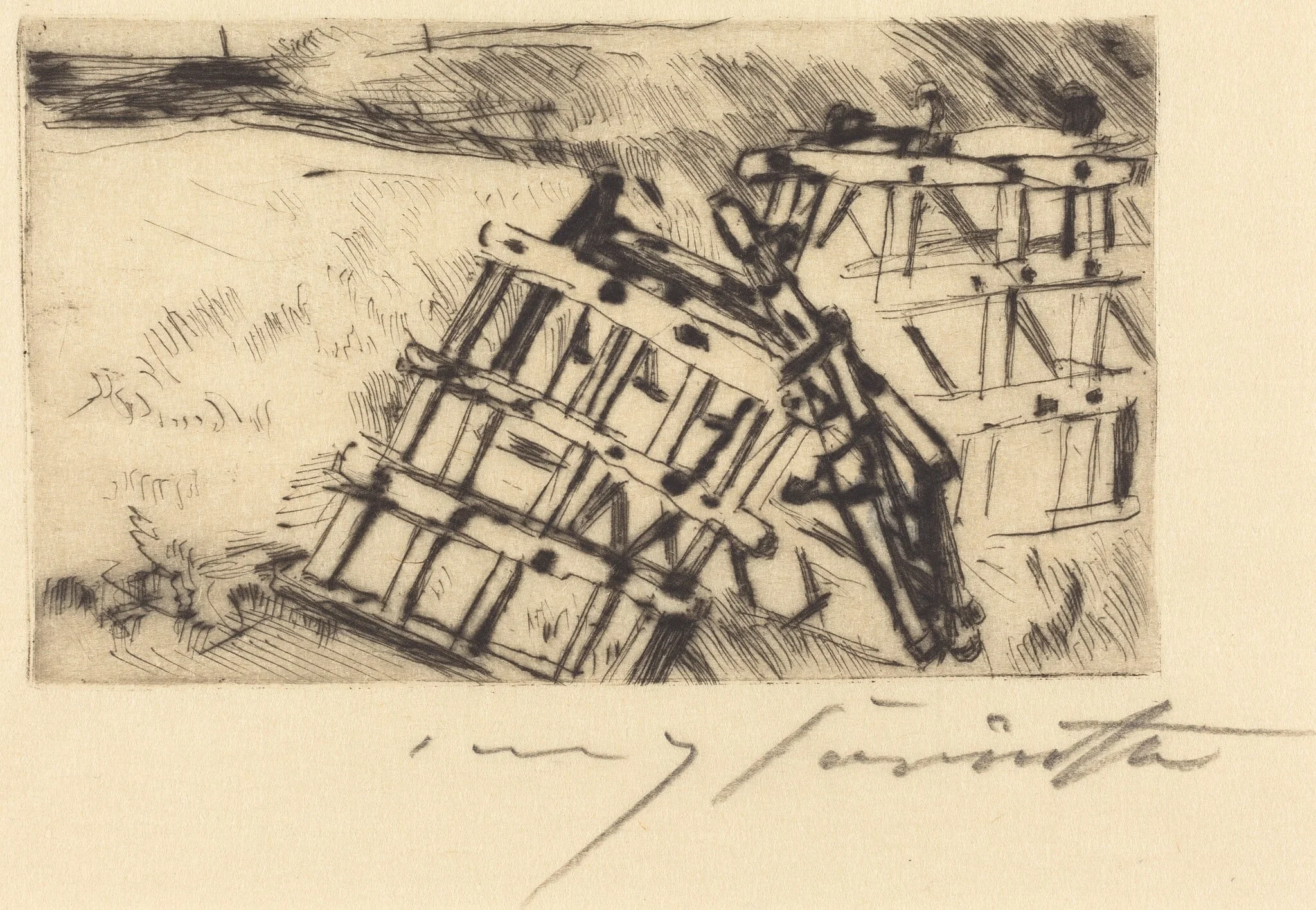 Egge (Harrow), detail